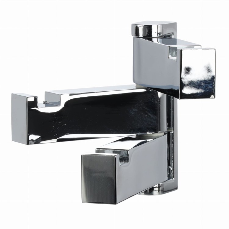 Wieszak 3 ramienny obrotowy polerowany chrom Riex XV38