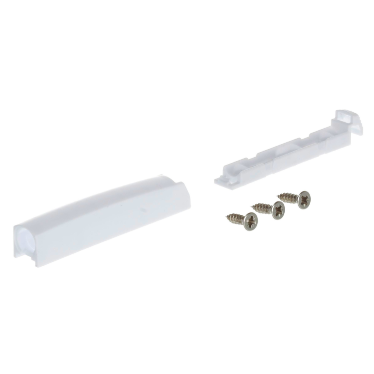 Adapter montażu zewnętrznego do odbojnika NK50/NK55 BIAŁY + wkręty montażowe