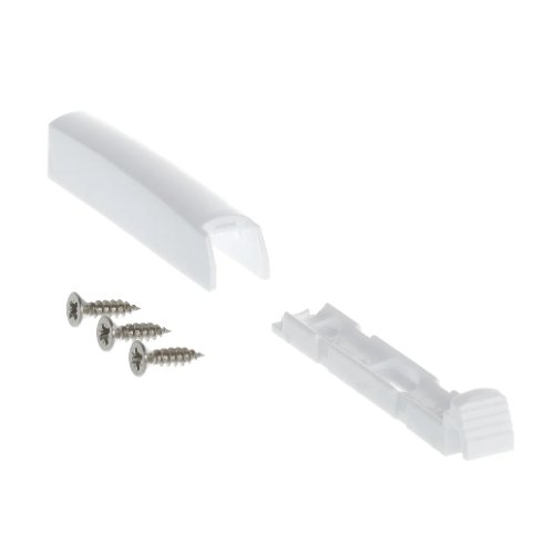 Adapter montażu zewnętrznego do odbojnika NK50/NK55 BIAŁY + wkręty montażowe. Razem z śrubkami montażowymi. knkokucia.pl