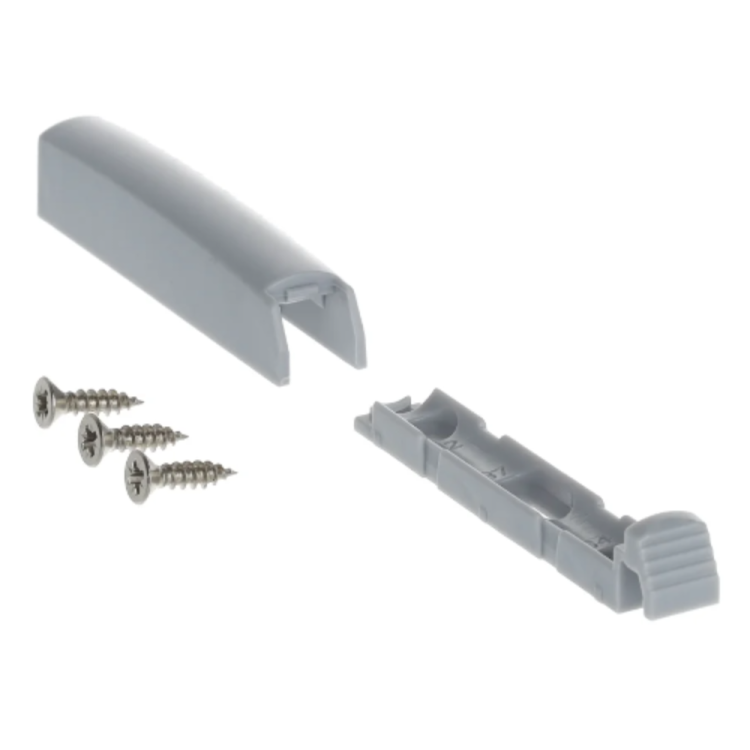 Adapter montażu zewnętrznego do push for open, szary, NK50/NK55 / adapter do montażu zewnętrznego tip-on, tipon, biały. Razem z śrubkami montażowymi. knkokucia.pl