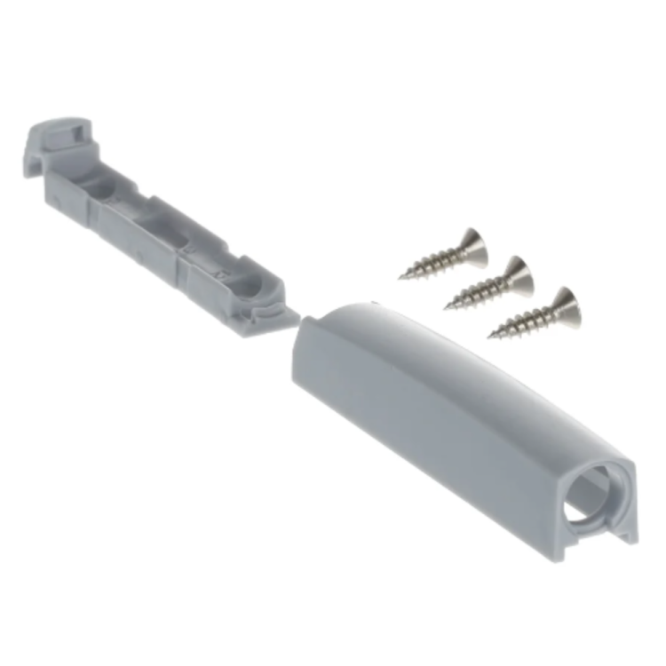Adapter montażu zewnętrznego do push for open, szary, NK50/NK55 / adapter do montażu zewnętrznego tip-on, tipon, biały. Razem z śrubkami montażowymi. knkokucia.pl