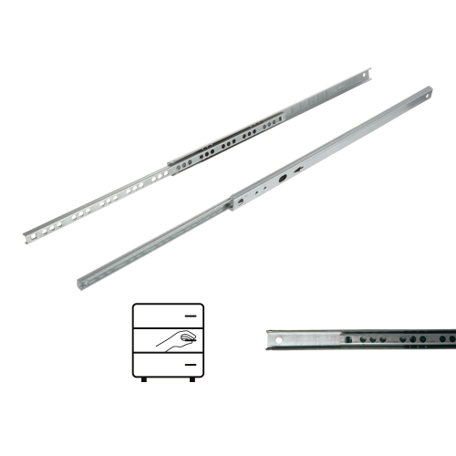 Prowadnica kulkowa H17 częściowy wysuw 342 mm 10 kg Riex NB17