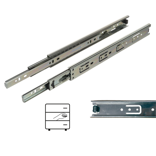 Prowadnica kulkowa H35 pełny wysuw 300 mm 25 kg Riex NB35