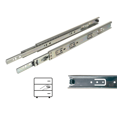 Prowadnica kulkowa H35 pełny wysuw 350 mm 25 kg Riex NB35