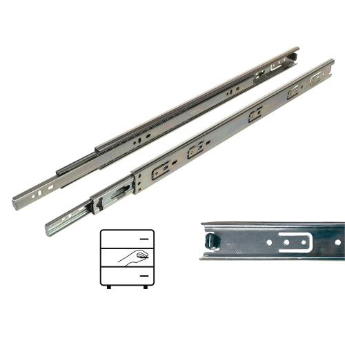 Prowadnica kulkowa H35 pełny wysuw 450 mm 25 kg Riex NB35