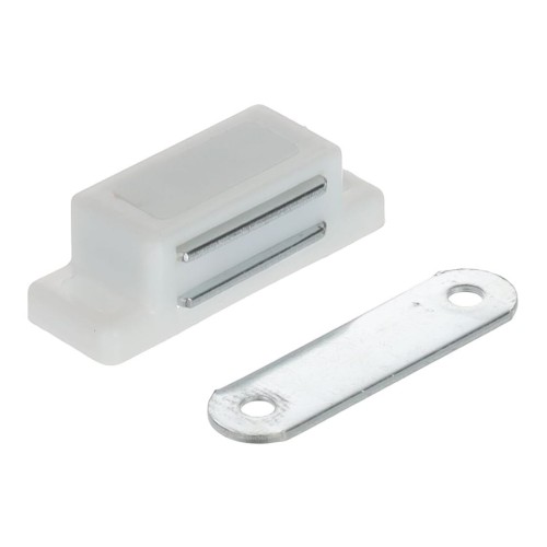 Zatrzask magnetyczny do drzwi 4 kg BIAŁY Riex EG20