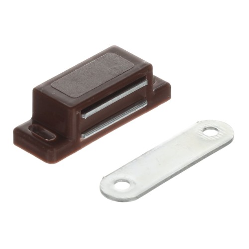 Zatrzask magnetyczny do drzwi 4 kg BRĄZOWY Riex EG20