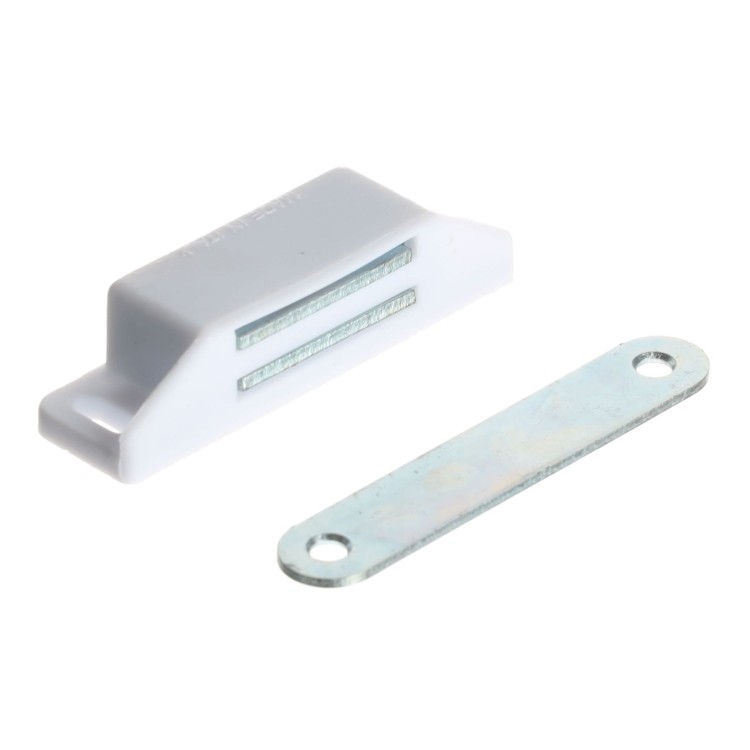 Zatrzask magnetyczny do drzwi L65 BIAŁY Riex EG60