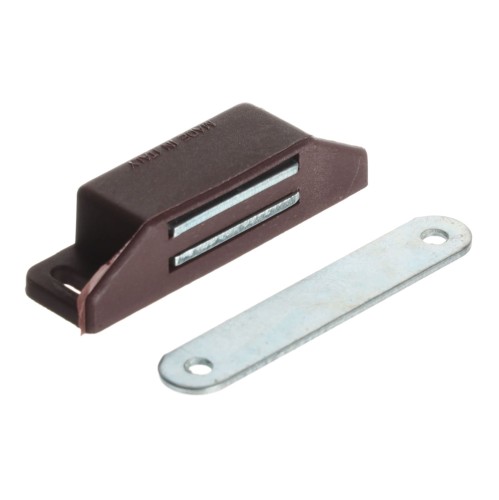 Zatrzask magnetyczny do drzwi L65 BRĄZOWY Riex EG60