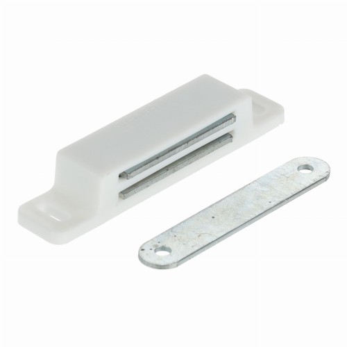 Zatrzask magnetyczny do drzwi L87 BIAŁY Riex EG80
