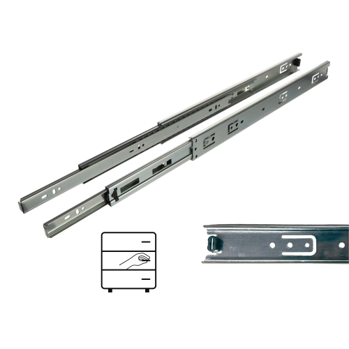 Prowadnica kulkowa H45 pełny wysuw 450 mm 30 kg Riex NB45