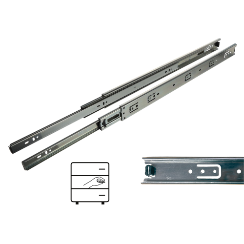 Prowadnica kulkowa H45 pełny wysuw 550 mm 30 kg Riex NB45