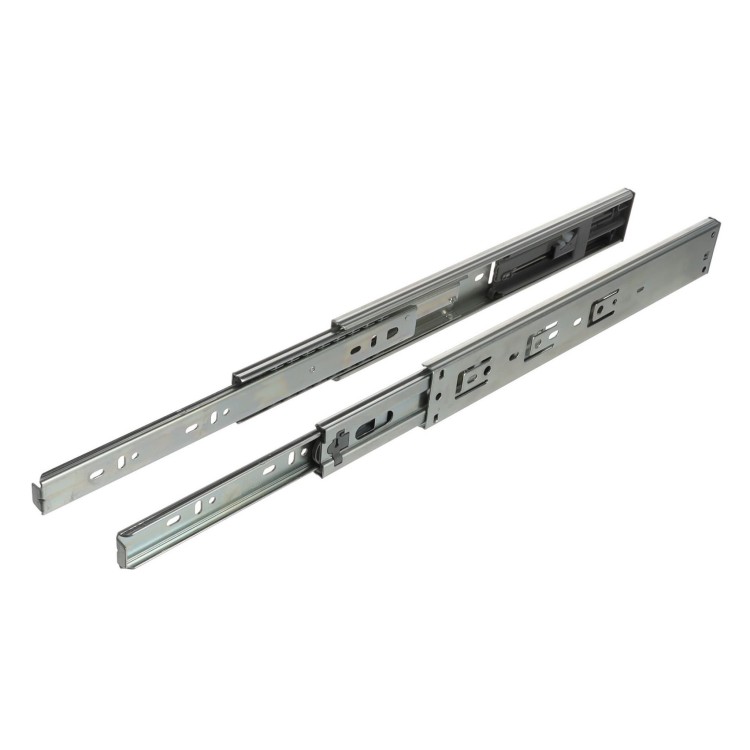 Prowadnica kulkowa cichy domyk H45 pełny wysuw 300 mm 30 kg Riex NB48