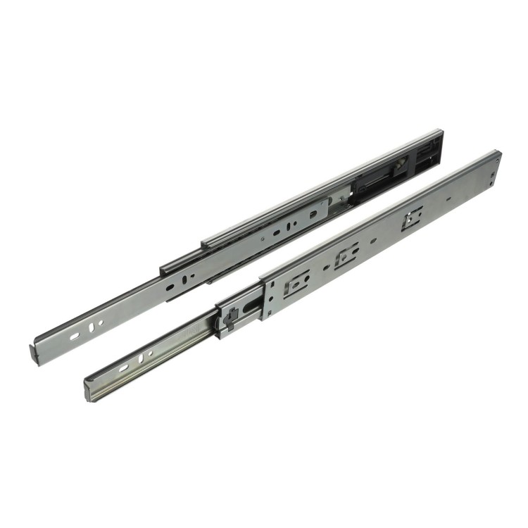 Prowadnica kulkowa cichy domyk H45 pełny wysuw 350 mm 30 kg Riex NB48