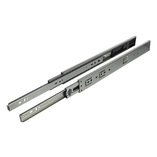 Prowadnica kulkowa cichy domyk H45 pełny wysuw 400 mm 30 kg Riex NB48