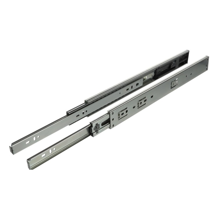 Prowadnica kulkowa cichy domyk H45 pełny wysuw 400 mm 30 kg Riex NB48