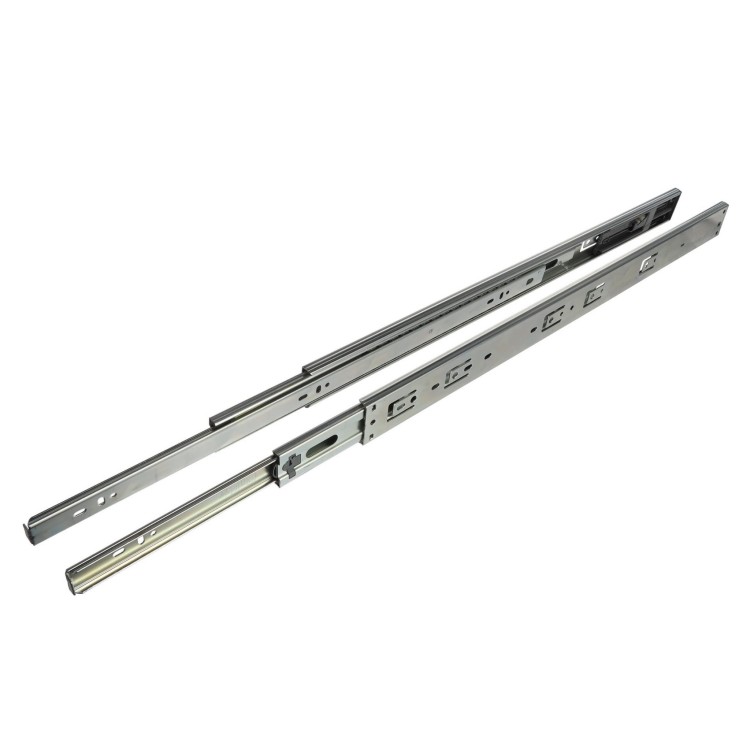 Prowadnica kulkowa cichy domyk H45 pełny wysuw 550 mm 30 kg Riex NB48