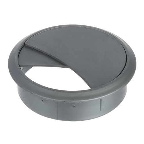 Przelotka do kabli okrągła 70 mm srebrna z tworzywa sztucznego H20 Riex EK72