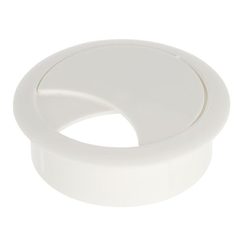 Przelotka do kabli okrągła 60 mm biała z tworzywa sztucznego H20 Riex EK62