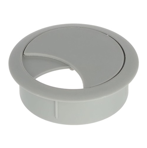 Przelotka do kabli okrągła 60 mm jasnoszara z tworzywa sztucznego H20 Riex EK62