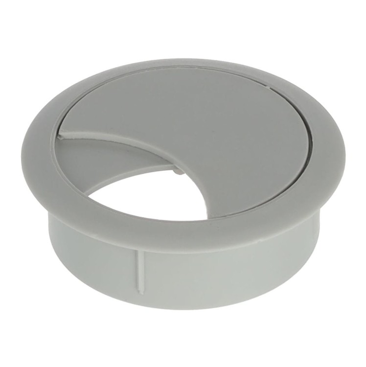 Przelotka do kabli okrągła 60 mm jasnoszara z tworzywa sztucznego H20 Riex EK62
