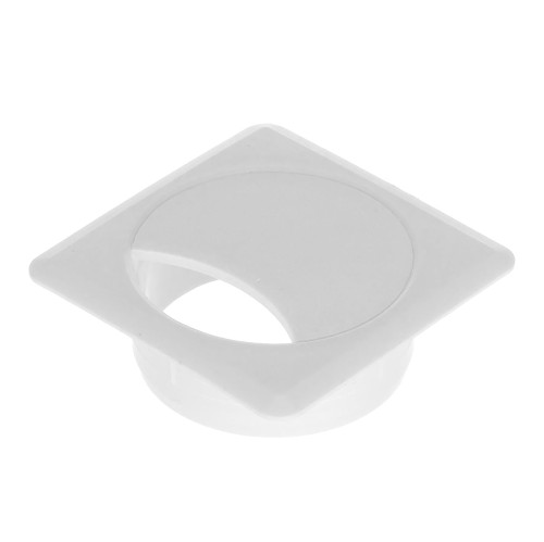Przelotka do kabli kwadratowa 60 mm biała z tworzywa sztucznego H20 Riex EK64