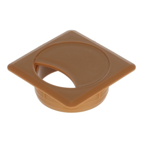Przelotka do kabli kwadratowa 60 mm buk z tworzywa sztucznego H20 Riex EK64