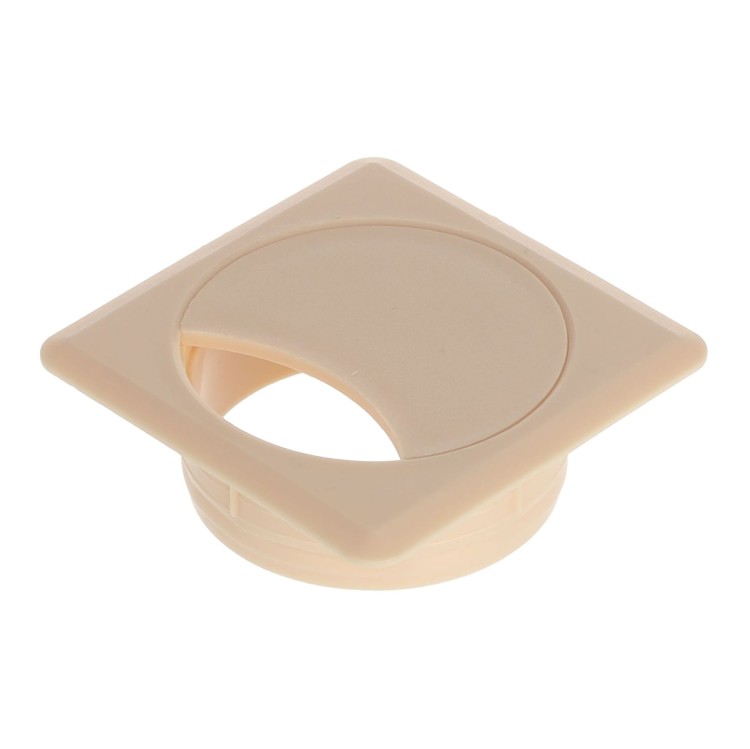Przelotka do kabli kwadratowa 60 mm brzoza z tworzywa sztucznego H20 Riex EK64