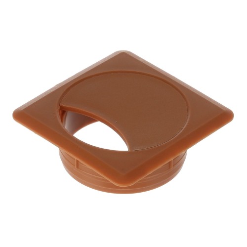 Przelotka do kabli kwadratowa 60 mm olcha z tworzywa sztucznego H20 Riex EK64