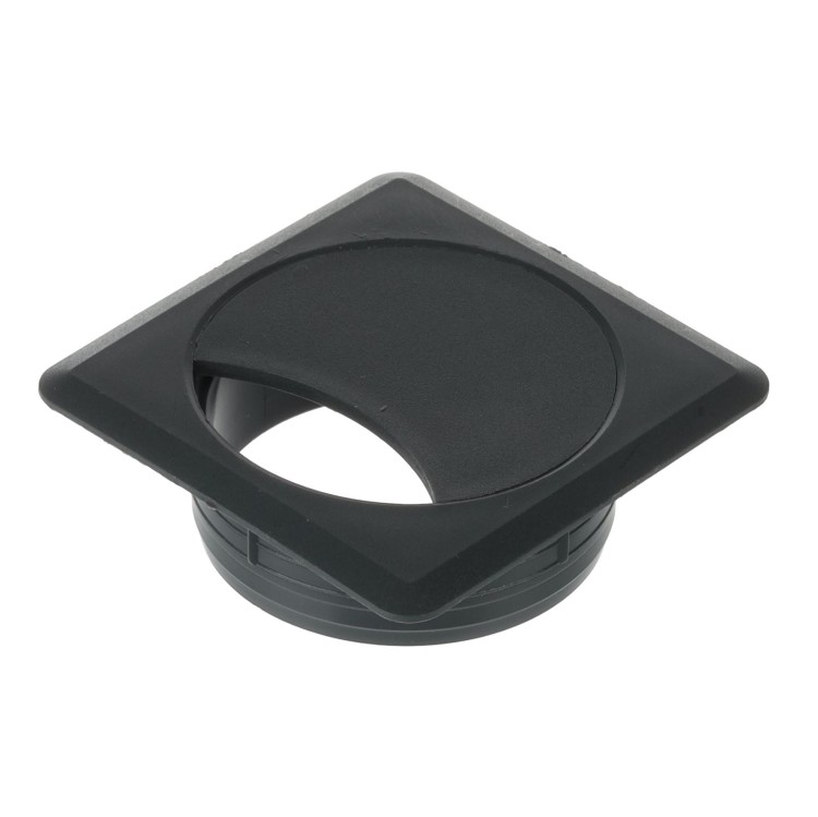 Przelotka do kabli kwadratowa 60 mm antracytowa z tworzywa sztucznego H20 Riex EK64