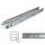 Prowadnica kulkowa push for open H45 pełny wysuw 500 mm 35 kg Riex NB51