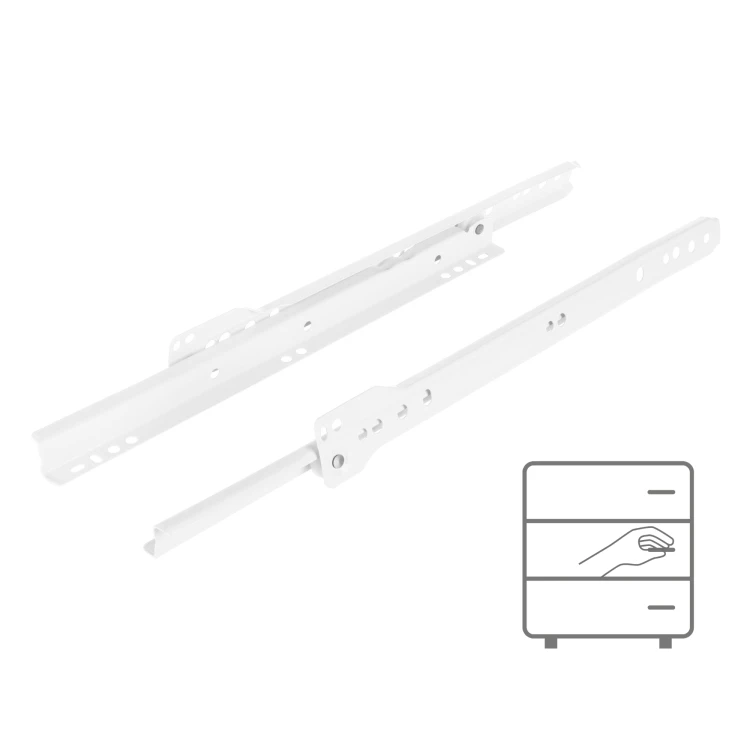 Prowadnica rolkowa 300 mm BIAŁA 20 kg Riex NR09