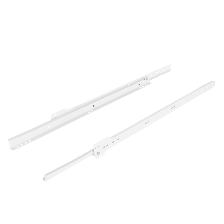 Prowadnica rolkowa 450 mm BIAŁA 20 kg Riex NR09
