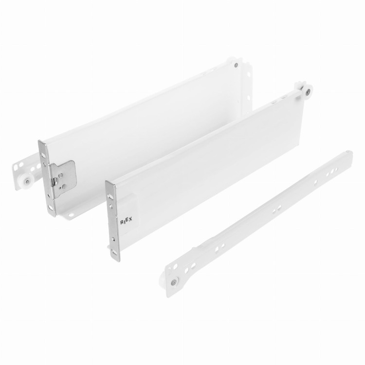 Prowadnica Metal box H86 L300 mm biała