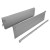 Prowadnica Metal box H150 L550 mm szara