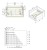 Prowadnica Metal box H118 - wymiary
