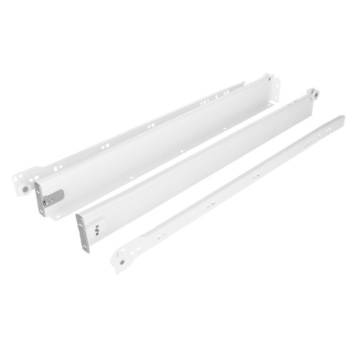 Prowadnica Metal box H54 L500 mm biała