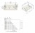 Prowadnica Metal box H54 - wymiary
