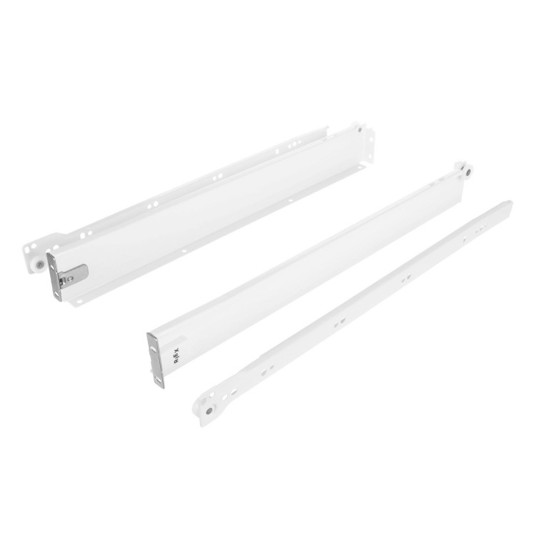 Prowadnica Metal box H54 L450 mm biała