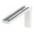 Wspornik do półek z plastikową zaślepką - biały 183x114x35mm Riex JK28