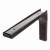 Wspornik do półek z plastikową zaślepką - brązowy 237x143x34 mm Riex JK28