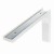 Wspornik do półek z plastikową zaślepką - biały 237x143x34 mm Riex JK28