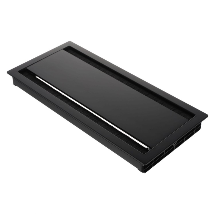 Przelotka do kabli aluminiowa czarna dwustronna ASA Exit Dual 2.0 316x148 mm H15