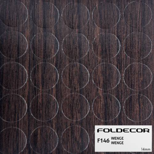 Zaślepki samoprzylepne fi14 wenge (arkusz 25 szt.) FOLDECOR