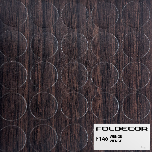 Zaślepki samoprzylepne fi14 wenge (arkusz 25 szt.) FOLDECOR