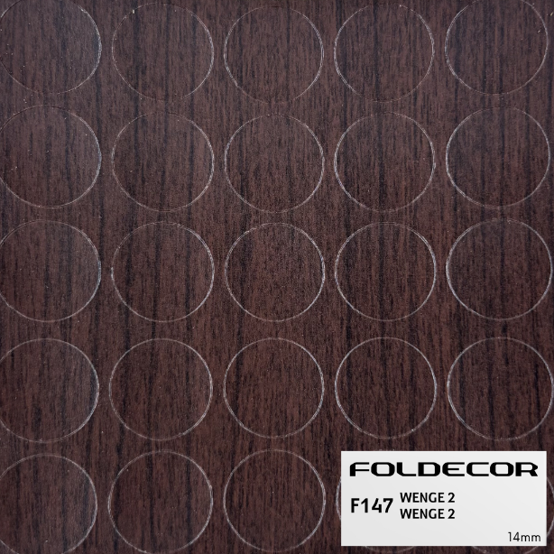 Zaślepki samoprzylepne fi14 wenge 2 (arkusz 25 szt.) FOLDECOR
