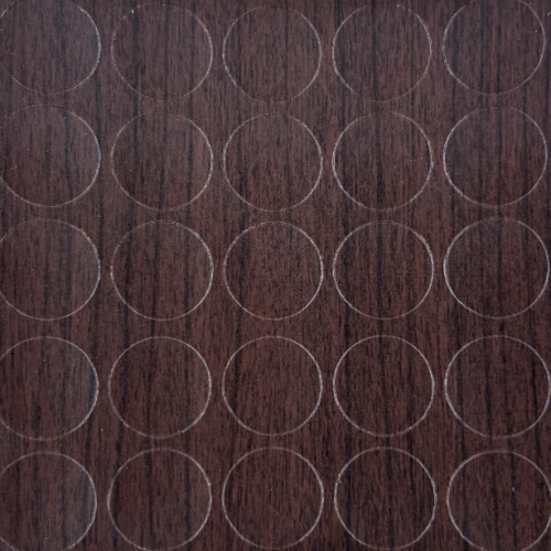 Zaślepki samoprzylepne fi14 wenge 2 (arkusz 25 szt.) FOLDECOR