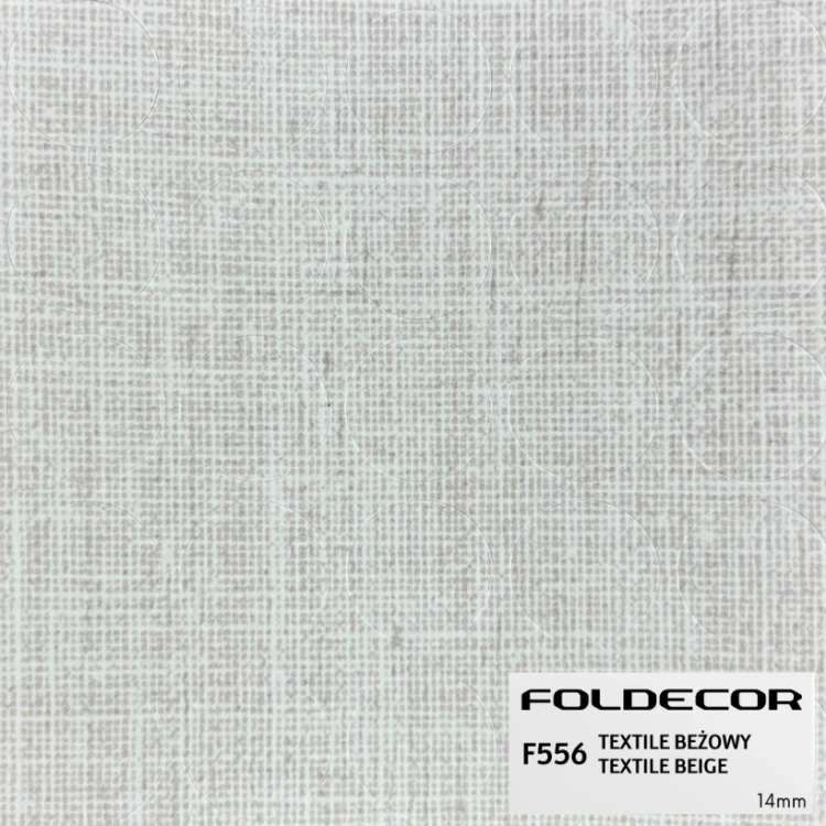 Zaślepki samoprzylepne fi14 textile beżowy (arkusz 25 szt.) FOLDECOR