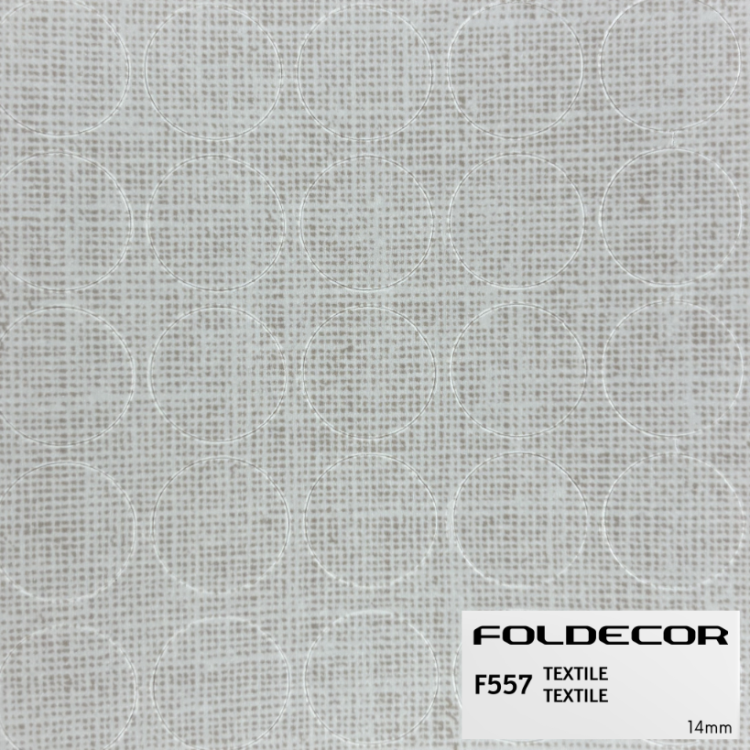 Zaślepki samoprzylepne fi14 textile (arkusz 25 szt.) FOLDECOR