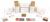 Zaślepki samoprzylepne fi14 textile szary (arkusz 25 szt.) FOLDECOR